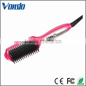Multi-function Hair Straightener Curler HZ500 PTC Heating Hair Straightener With Brush thumbnail-4