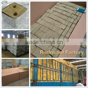 Mineral Fiber Rockwool Cubes 100kg/m3 for Hydroponic High Absorbent Water thumbnail-6