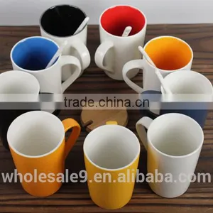 Double Wall Ceramic Chirp Thermal Travel Mug 12 OZ thumbnail-2