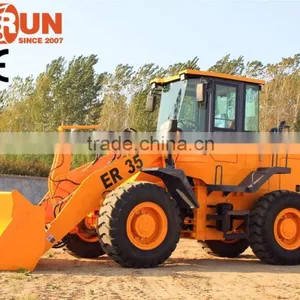Qingdao Everun 3 Ton Wheel Loader Front End Loader With Adjustable Steering Wheel thumbnail-3