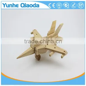 Wood 3D Vehicle Puzzles Warcraft 3D Woodcraft Kit Assemble Paint DIY 3D Puzzle Toys for Kids Adults the Best Birthday Gift thumbnail-4