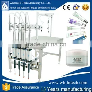Hot Sale Cosmetic Small Semi-auto Cream Viscouse Paste Filling Machine thumbnail-1