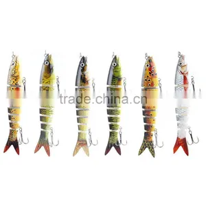 1 pc 6 Colors Available Verisimilar Hard Fishing Bait Fish Lure Baits Simulation Fishing Tackle Artificial Bait Fishing Lure thumbnail-1