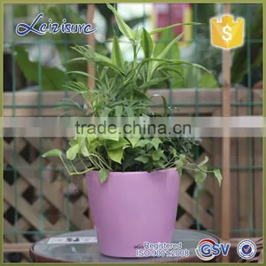Self Watering Moving Colorful Bulk Plastic Flower Pots thumbnail-1