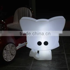 Lovely Hello Kitty Plastic Table Lamp With Usb Cable Rechargeable Table Animal Shaped Lamp thumbnail-1