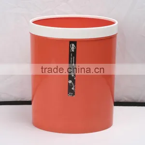 Plastic Double Color Big Semi-Round Trash Can Dustbin 12L thumbnail-5