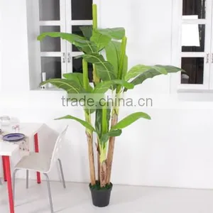 SJ030120 Indoor Decoration Foliage Tree/Plastic Plantain Tree/fake Banana Tree thumbnail-1
