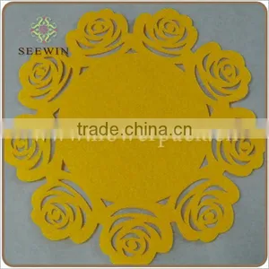 Wholesale Felt Cute Silica Gel Cup Mat thumbnail-2