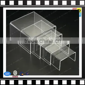 Cheap Wholesale Countertop Clear Acrylic Display Tables for Store/plexiglass Nesting Table Displays thumbnail-1