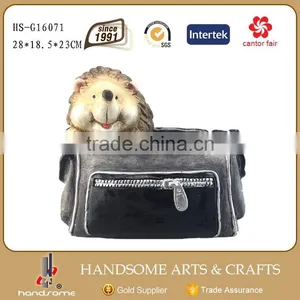 28 CM Animal Shape Garden Planter Hedgehog Flower Pot thumbnail-1