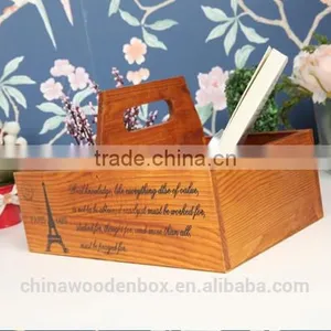 Hot Sell Refined Mini Wooden Storage Bins Custom thumbnail-3