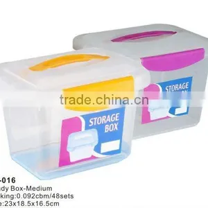 Rectangle Plastic Storage Box With Lid,plastic Storage Box thumbnail-1