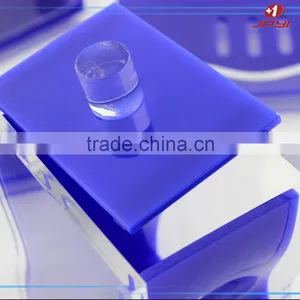 China Wholesale Luxury Pump Bottle Hotel Balfour Purple Crystal Clear Plastic Lucite Acrylic Bathroom Accessories thumbnail-4