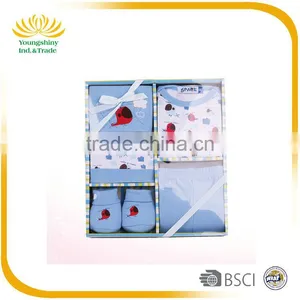 5Pcs 100% Cotton Baby Clothes Gift Set thumbnail-3