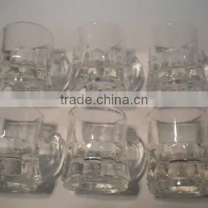 Vintage Set of 6 Shot Glasses With Handle thumbnail-1