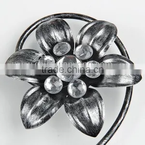 Hot Sale Dendritic Silvery White Nice Home Decor Wall Clock thumbnail-4