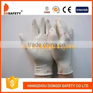 DDSAFETY High Quality 13 Guage Nylon Nitrile Coated Safety Work Glove thumbnail-1