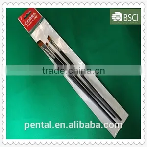 973 Short Flat Wooden Handle Artist Brush thumbnail-1