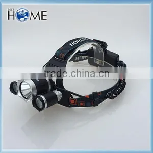 Adjustable Lamp Holder 6000 Lumen L2 LED Headlamp Waterproof 3 Light 3 Light Led Headlamp thumbnail-4