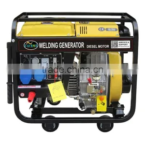 Open Type 2KW Electric Single Phase Portable Diesel Welding Generator thumbnail-3