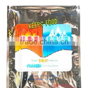X Large Hot Cold Insulated Foil Grocery Bag Holds 30Lbs Thermal Food Storage New thumbnail-5