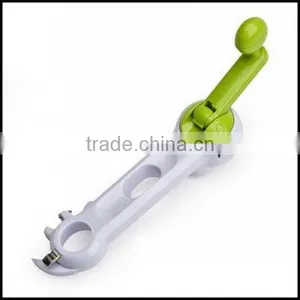 Hot Selling 6 In1 One Touch Multi-Function Bottle Can Jar Wine Opener Kitchen Cooking Tools Wholesale Manufacturer thumbnail-1