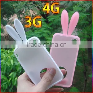 for Iphone Rabbite Shape Silicone Case thumbnail-1