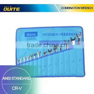14 Pcs ANSI CR-V Combination Wrench Set ,14pcs Metric Combination Wrench Set,14 Pcs Anti-rust Combination Wrench Set thumbnail-1