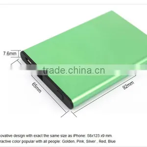 5000mAh Hot Selling Ultra Thin Power Bank With Power Switch thumbnail-4