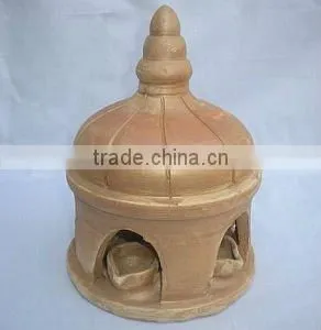 Terra Cota Oil Lamp for Home Decor thumbnail-1