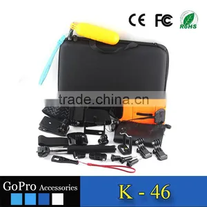 Hot Selling Cheap 19 in 1 Kit Used for Gopros Heros 4 Accessories Set of Action Camera Cases thumbnail-2