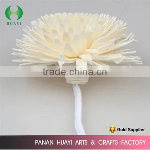 Reed Diffuser Handmade White Sola Wood Perfume Flowers 8CM thumbnail-3