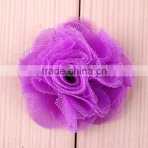 Handmade Mesh Flower Clip for Kids Hair Accessories thumbnail-6
