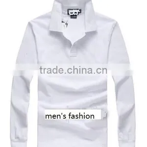 OEM 100% Cotton Golf Shirt With 2 Buttons thumbnail-1