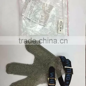 FRANCE WHITING DAVIS STAINLESS STEEL MESH SAFETY GLOVES A513 thumbnail-1