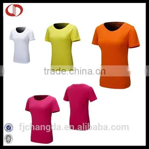 Breathable Women Blank Sports Shirts Running&jogging Wear From Sportswear Manufacturer thumbnail-1