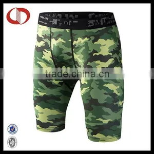 Fashion Design Sublimation Print Compression Shorts for Men thumbnail-1