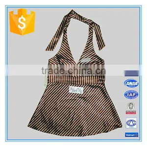 Stripe High Fashion Women Sexy Popular Latest Vest thumbnail-1