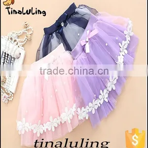 FASHION 2015 GIRLS HIGH QUALITY LACE TUTU SKIRTS KIDS DANCE TUTUS thumbnail-1