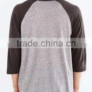 Mens 3/4 Sleeve Raglan t Shirt From Streetwear Label thumbnail-4