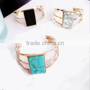 Zm35144a Latest Bangle Designs Simple Fashion Women Gold Plated Bracelet thumbnail-4