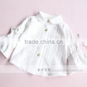 1-5 Years Wholesale 2017 New Autumn Cotton Full Sleeves Kids Girls Blouse thumbnail-5