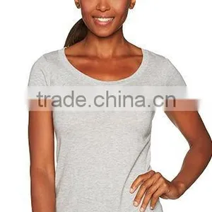 Next Level Apparel Ladies' The Scoop Tee - Made From Pre-shrunk 100% Combed Cotton Jersey and Comes With Your Logo. thumbnail-2