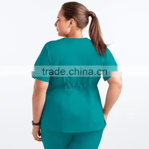 New Style Plus Size Hospital Medical Nurse Uniform Design Scrub Suit Set thumbnail-2