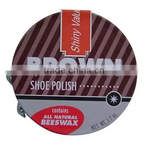 Update Brown Natural Waxed Shoe Care Cream in Tin Box thumbnail-1