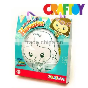 OEM Printing Canvas Products Color Your Culture Doll Charm Hawaiian thumbnail-2