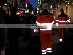 China Supplier Fluorescent Yellow Fire Retardant Reflective Tape for Firefighter Uniform thumbnail-5