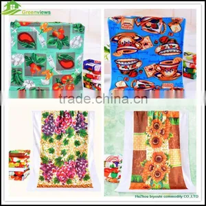 100% Polyester Tea Towel Custom Printed Linen Tea Towel Microfiber Tea Towel Size thumbnail-4