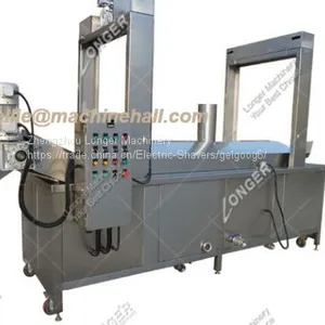 Continuous Fish Skin Frying Machine For Sale|Fish Meat Fryer Equipment thumbnail-1