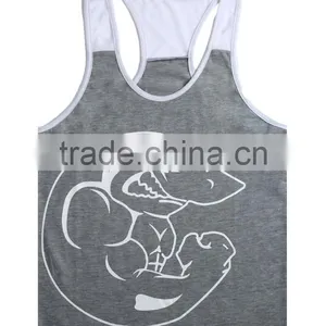2016 Newly Men New Sleeveless Sport Shirts Tank Top thumbnail-5